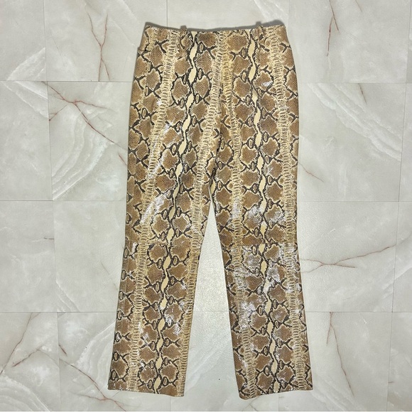 Y2K Snakeskin Print Pants (S) main image 1
